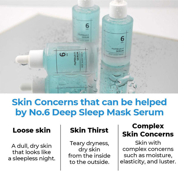 numbuzin No.6 Deep Sleep Mask Serum 50ml